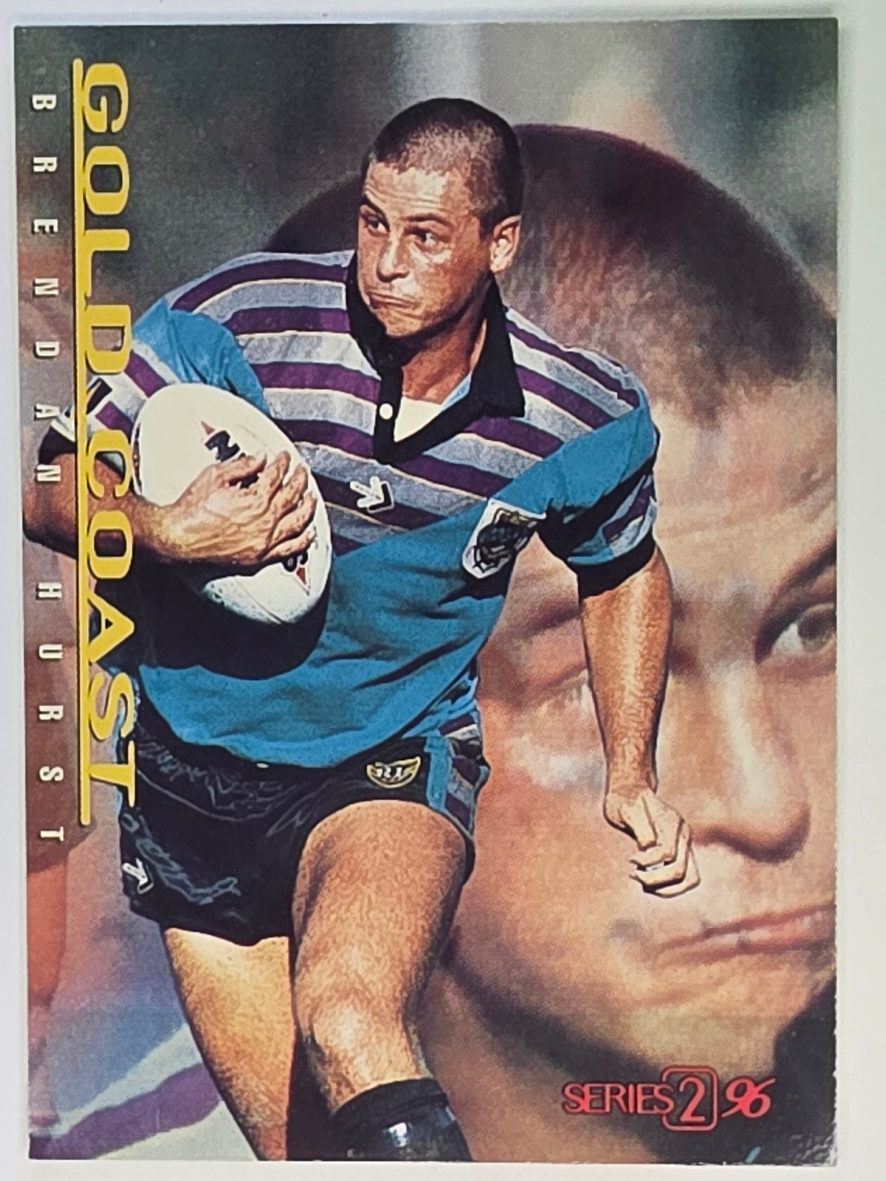 NRL 1996 Dynamic Series 2 Base Card #048 Brendan Hurst Gold Coast Chargers