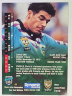 NRL 1996 Dynamic Series 2 Base Card #049 Chris Orr Gold Coast Chargers