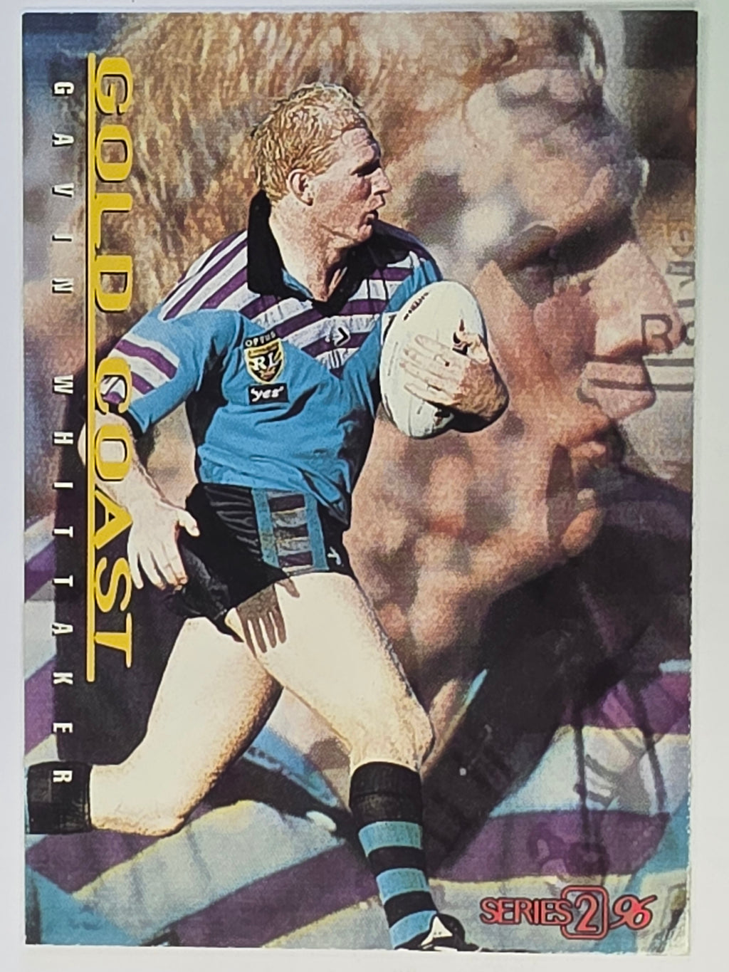 NRL 1996 Dynamic Series 2 Base Card #052 Gavin Whittaker Gold Coast Chargers