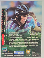 NRL 1996 Dynamic Series 2 Base Card #053 Darren Wolens Gold Coast Chargers