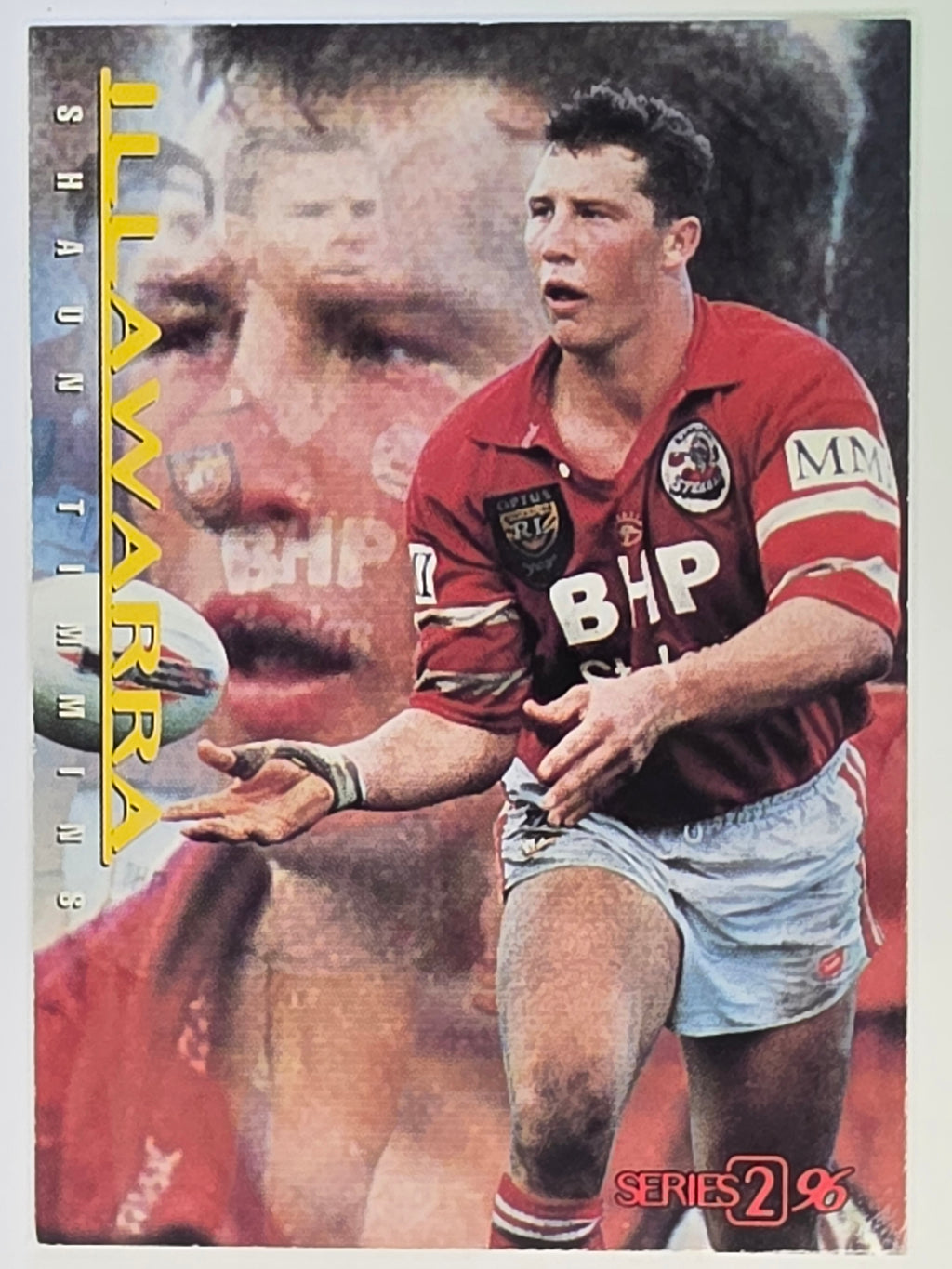 NRL 1996 Dynamic Series 2 Base Card #060 Shaun Timmins Illawarra Steelers