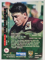 NRL 1996 Dynamic Series 2 Base Card #064 Mark Carroll Manly Warringah Sea Eagles