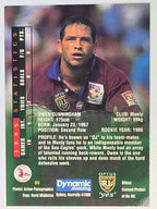 NRL 1996 Dynamic Series 2 Base Card #065 Owen Cunningham Manly Warringah Sea Eagles