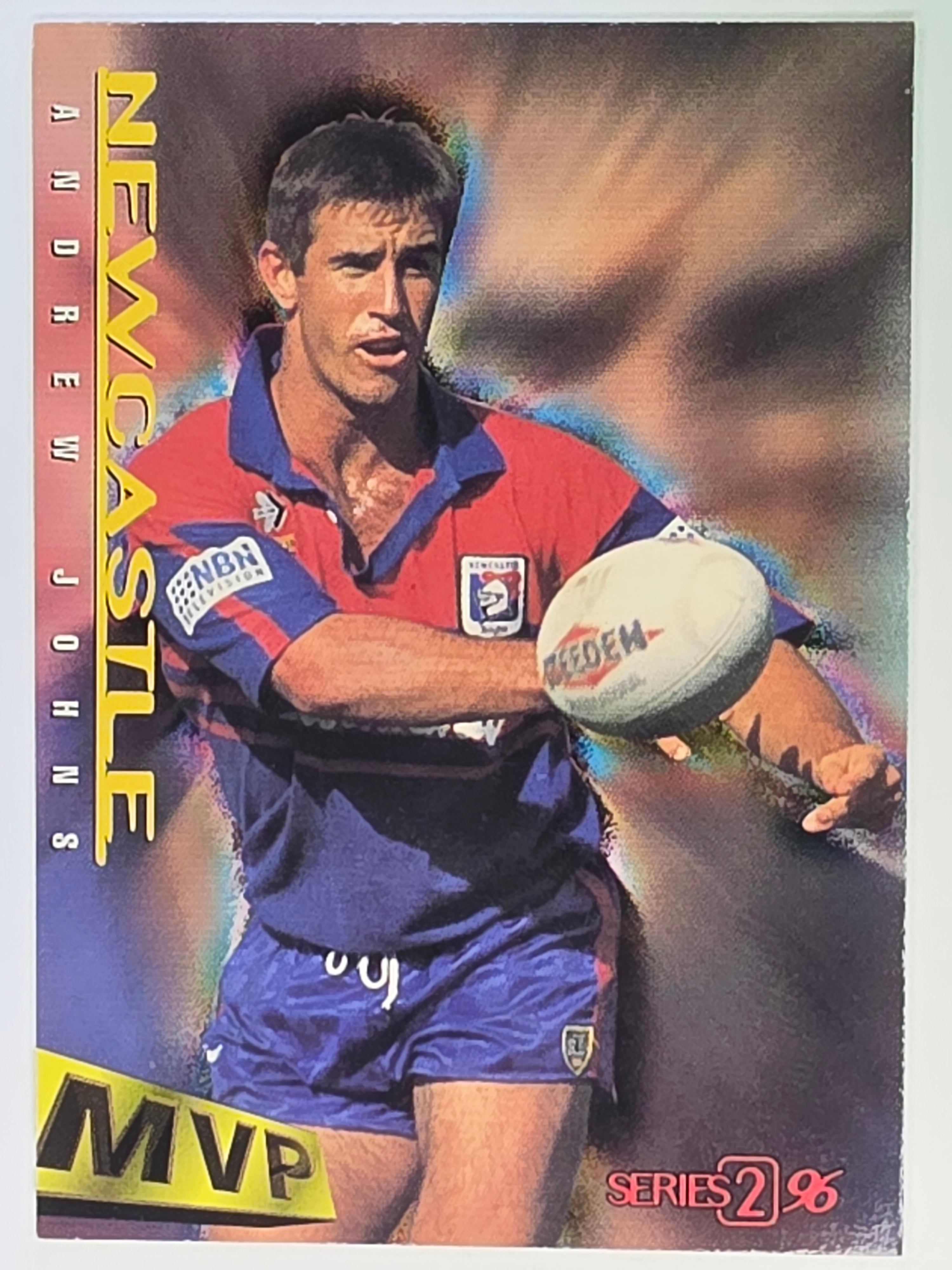 NRL 1996 Dynamic Series 2 Base Card #081 Andrew Johns Newcastle Knights