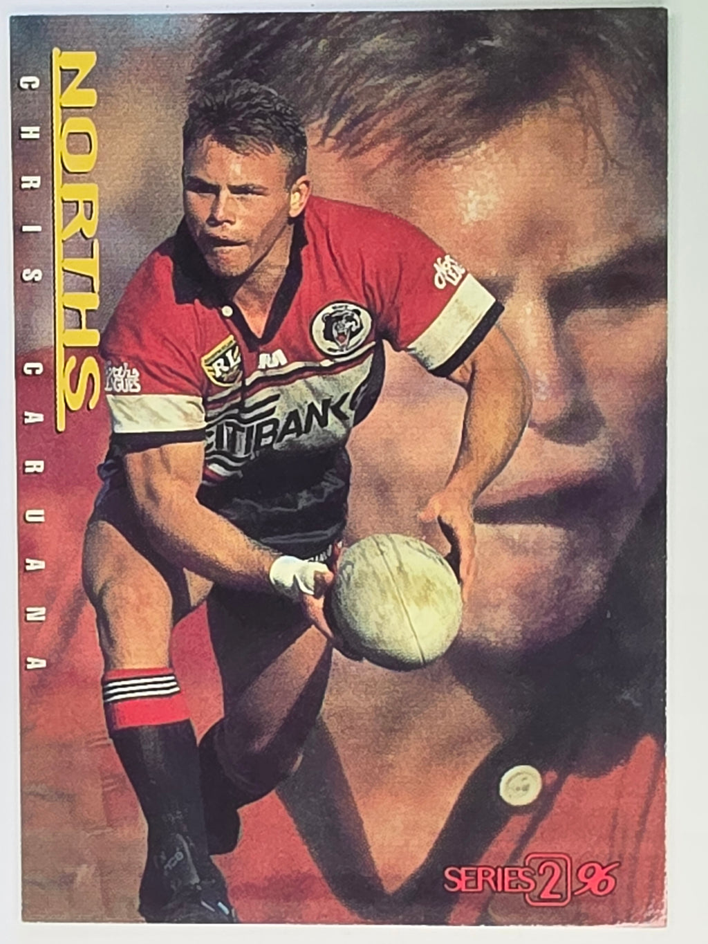 NRL 1996 Dynamic Series 2 Base Card #092 Chris Caruana North Sydney Bears