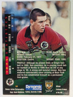 NRL 1996 Dynamic Series 2 Base Card #094 Ben Ikin North Sydney Bears