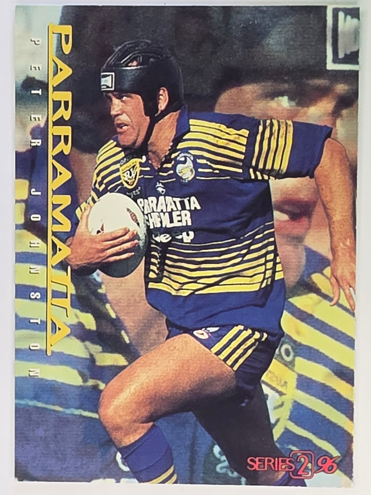 NRL 1996 Dynamic Series 2 Base Card #102 Peter Johnston Parramatta Eels