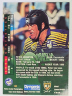 NRL 1996 Dynamic Series 2 Base Card #102 Peter Johnston Parramatta Eels