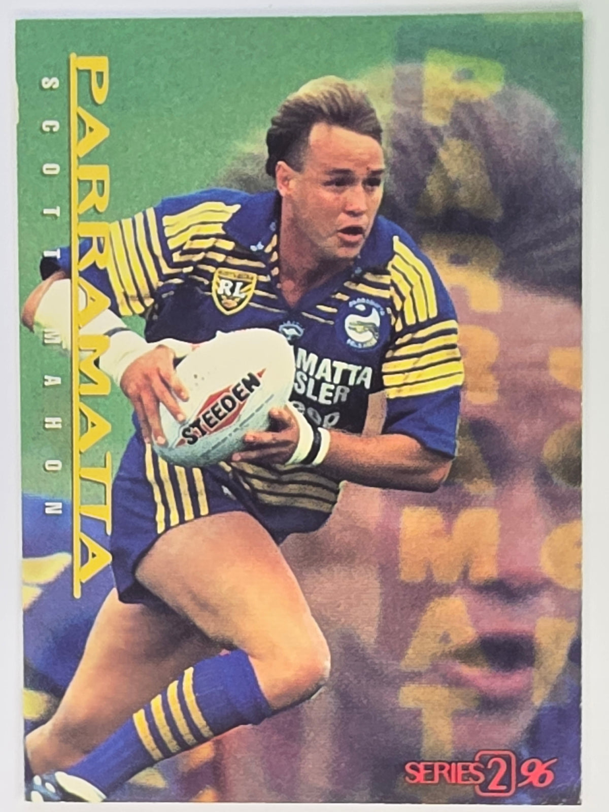 NRL 1996 Dynamic Series 2 Base Card #103 Scott Mahon Parramatta Eels