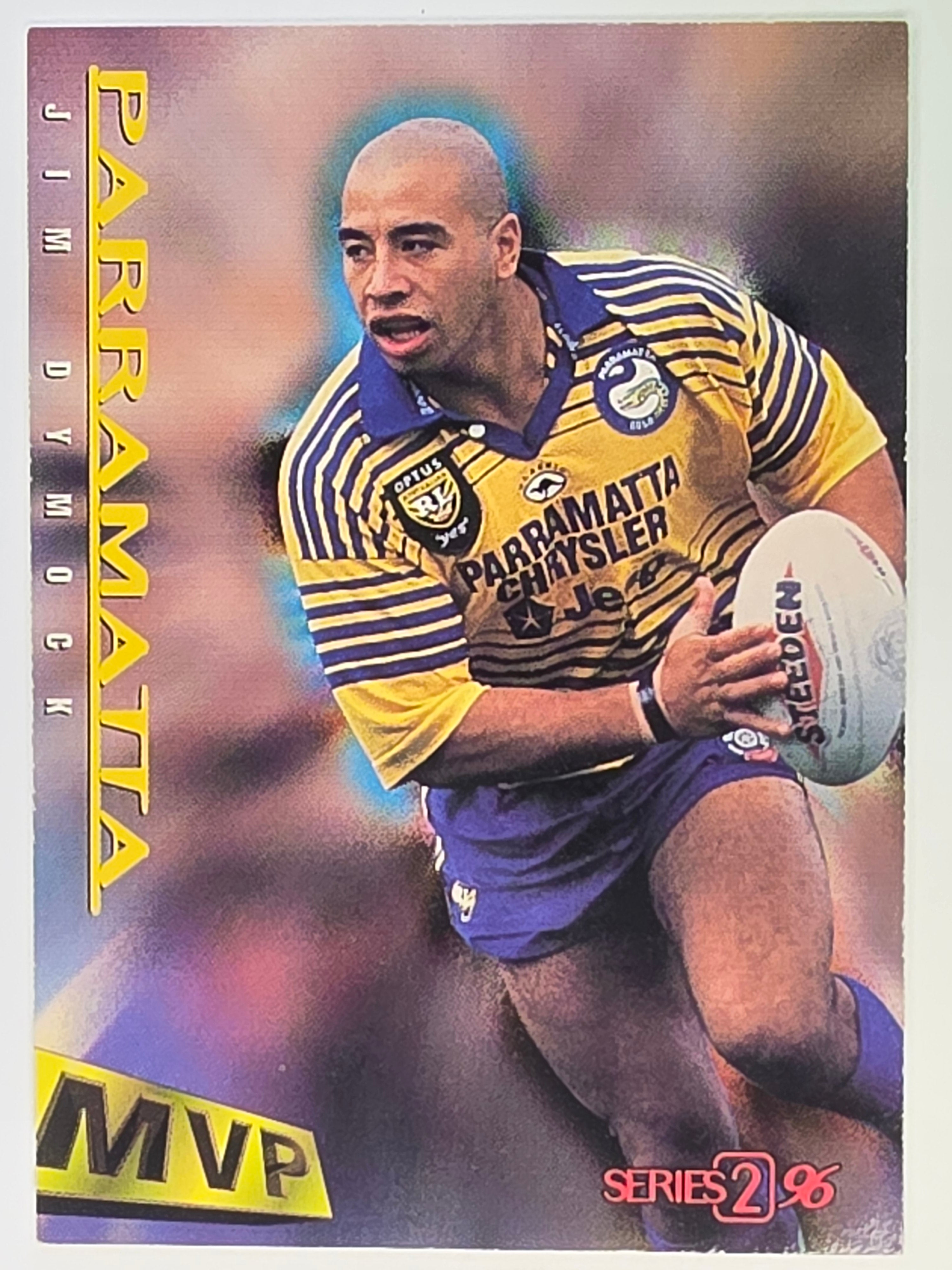 NRL 1996 Dynamic Series 2 Base Card #108 Jim Dymock Parramatta Eels
