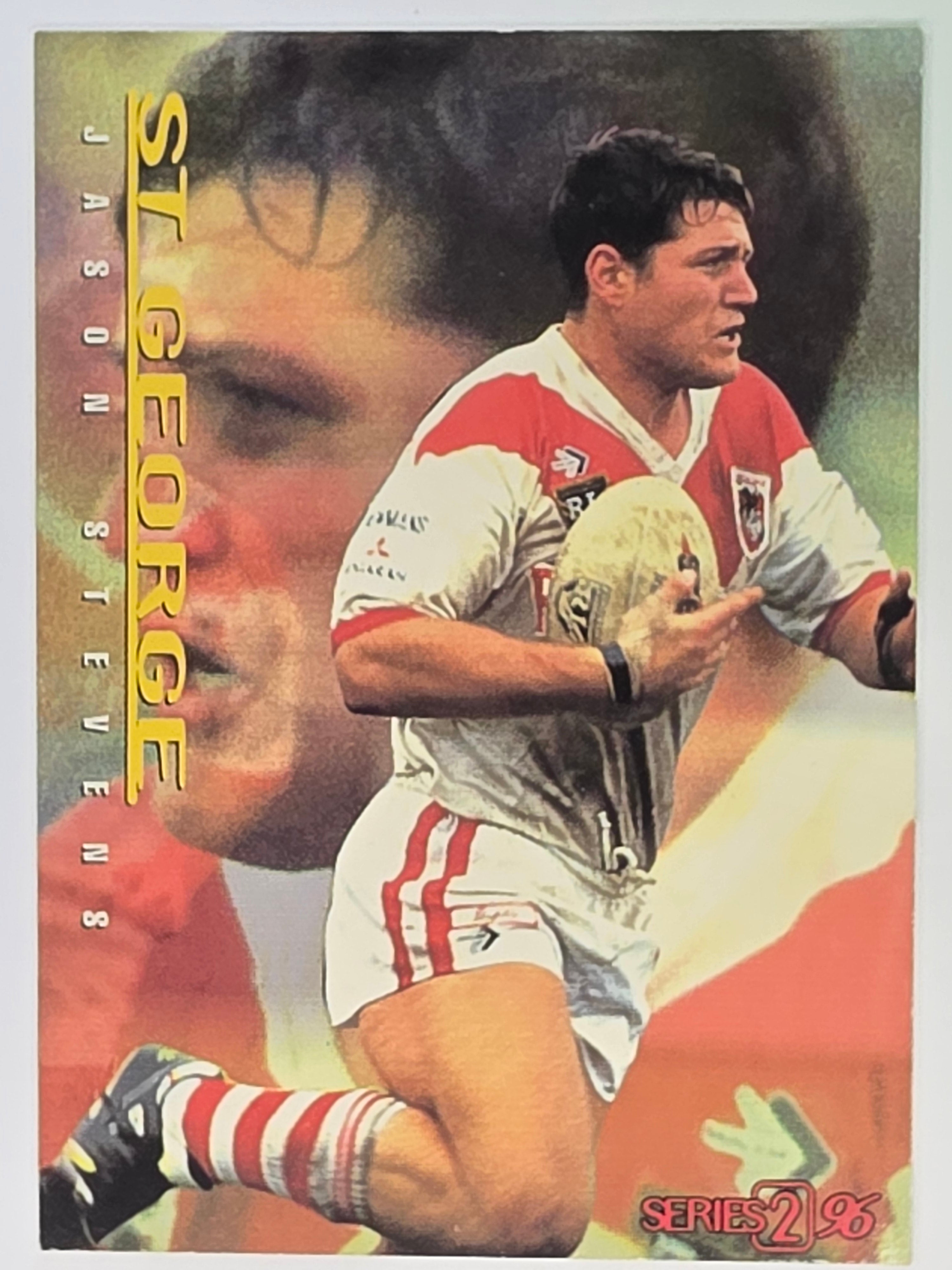 NRL 1996 Dynamic Series 2 Base Card #124 Jason Stevens St George Dragons