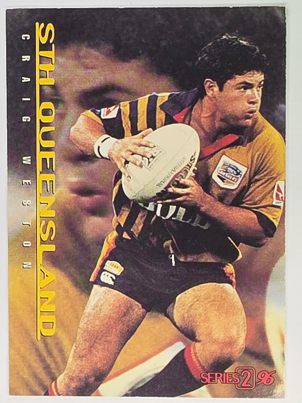 NRL 1996 Dynamic Series 2 Base Card #133 Craig Weston South Queensland Crushers