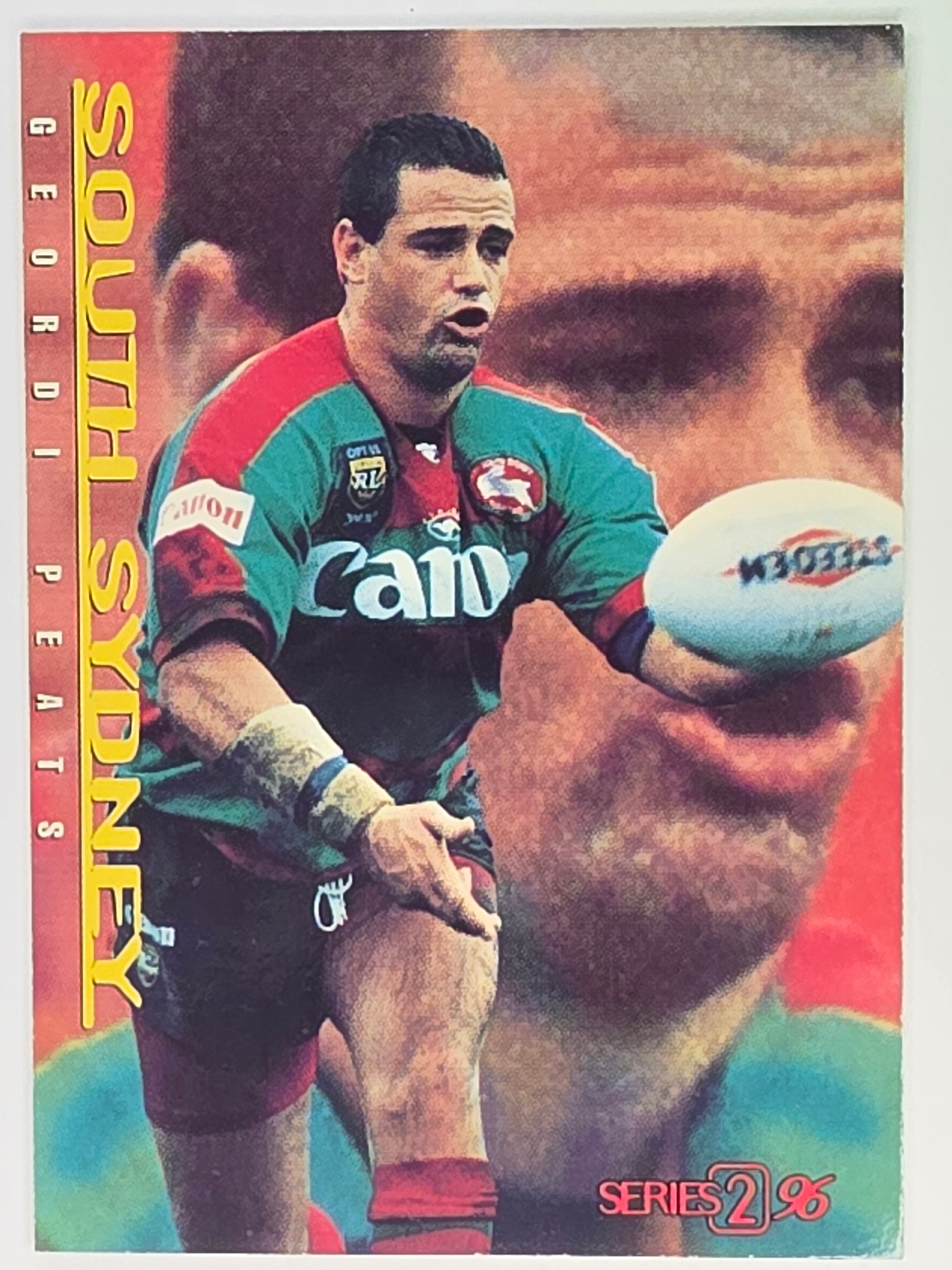 NRL 1996 Dynamic Series 2 Base Card #137 Geordi Peats South Sydney Rabbitohs