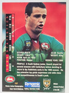 NRL 1996 Dynamic Series 2 Base Card #137 Geordi Peats South Sydney Rabbitohs