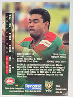 NRL 1996 Dynamic Series 2 Base Card #138 Martin Marsella South Sydney Rabbitohs