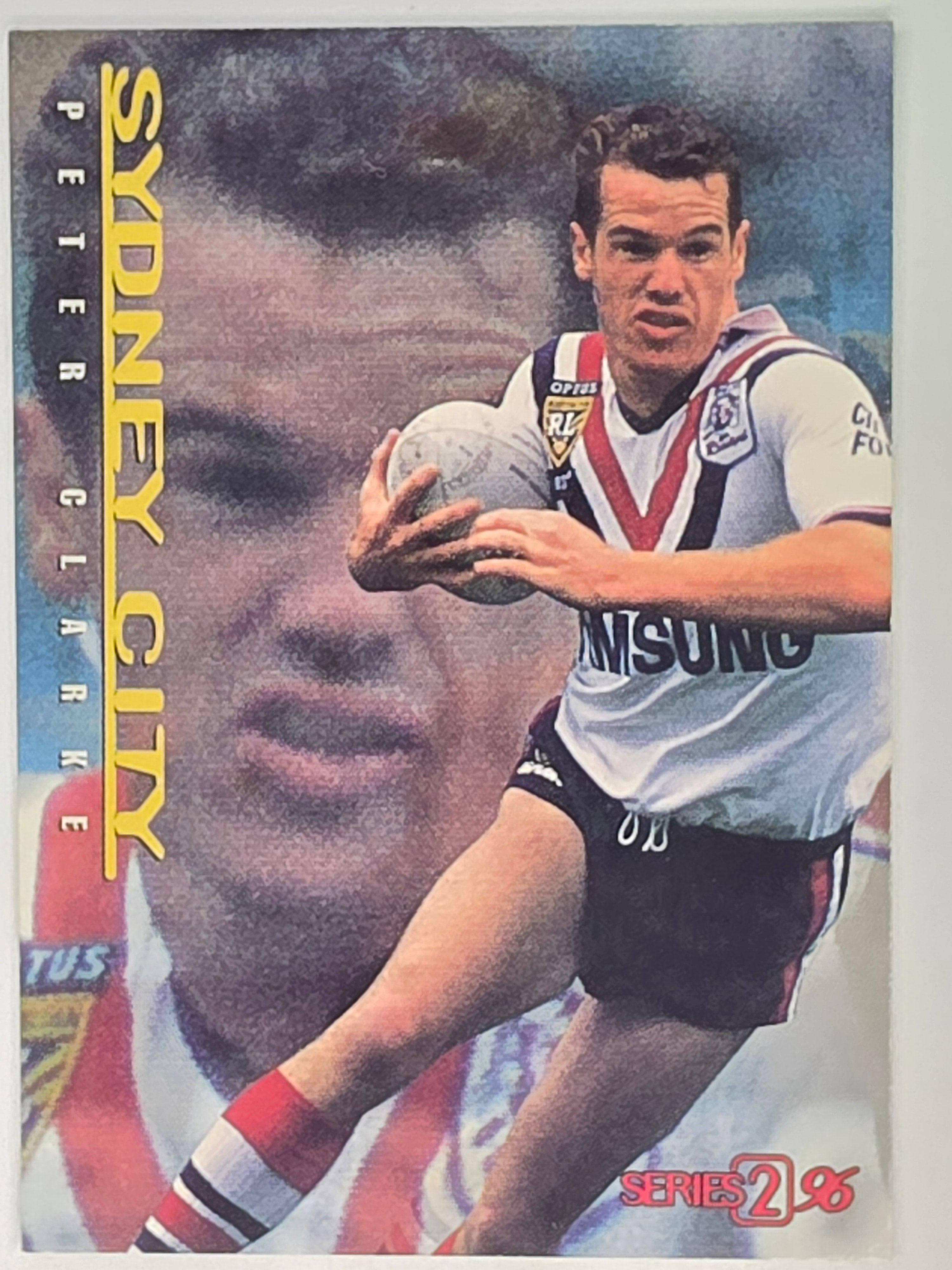 NRL 1996 Dynamic Series 2 Base Card #145 Peter Clarke Sydney City Roosters
