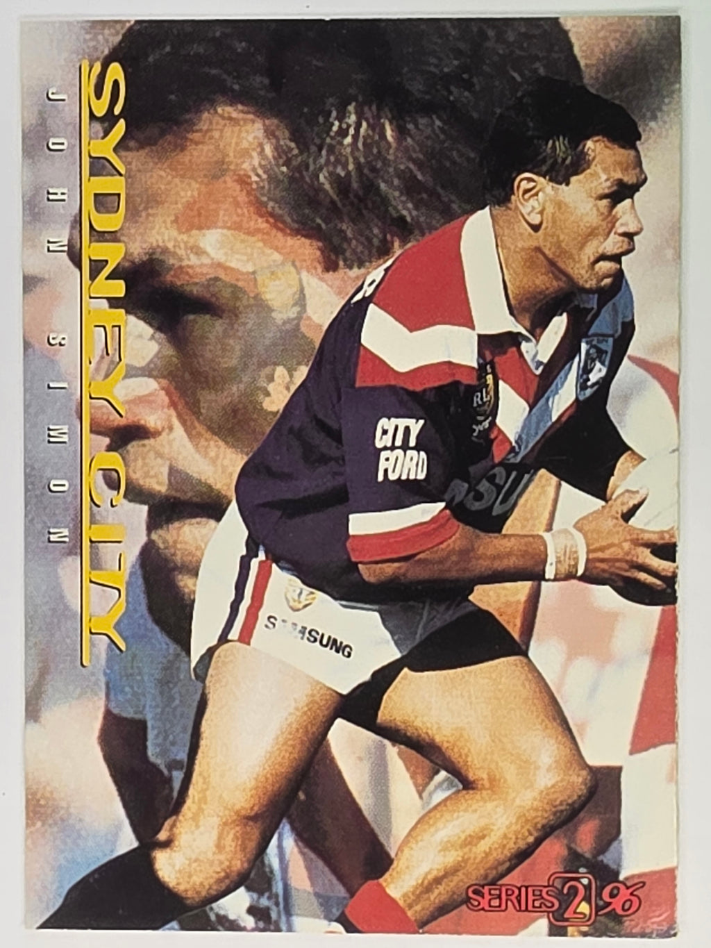 NRL 1996 Dynamic Series 2 Base Card #151 John Simon Sydney City Roosters