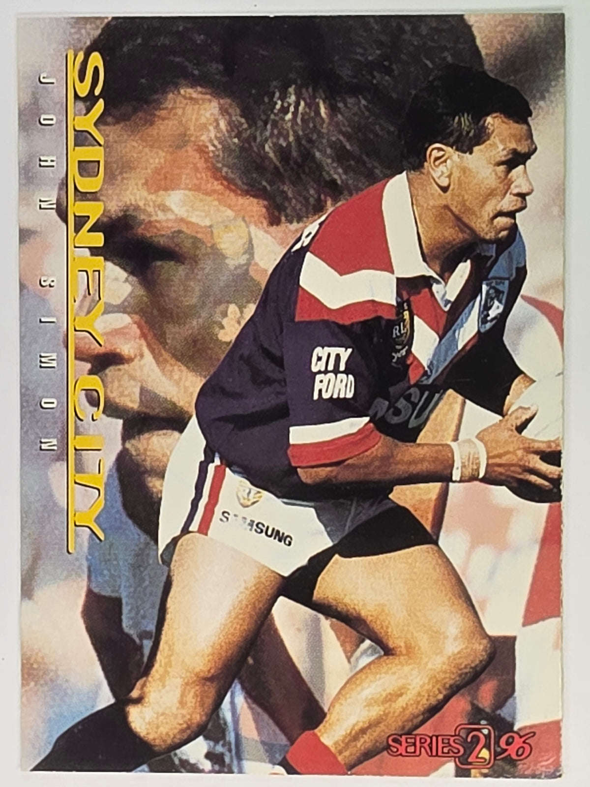NRL 1996 Dynamic Series 2 Base Card #151 John Simon Sydney City Roosters