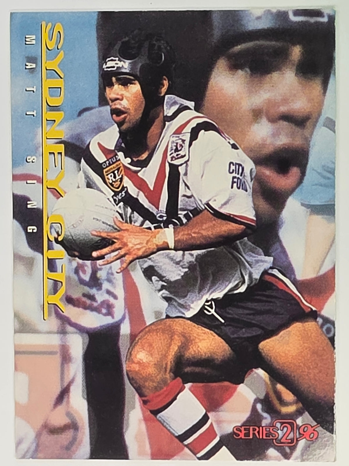 NRL 1996 Dynamic Series 2 Base Card #152 Matt Sing Sydney City Roosters