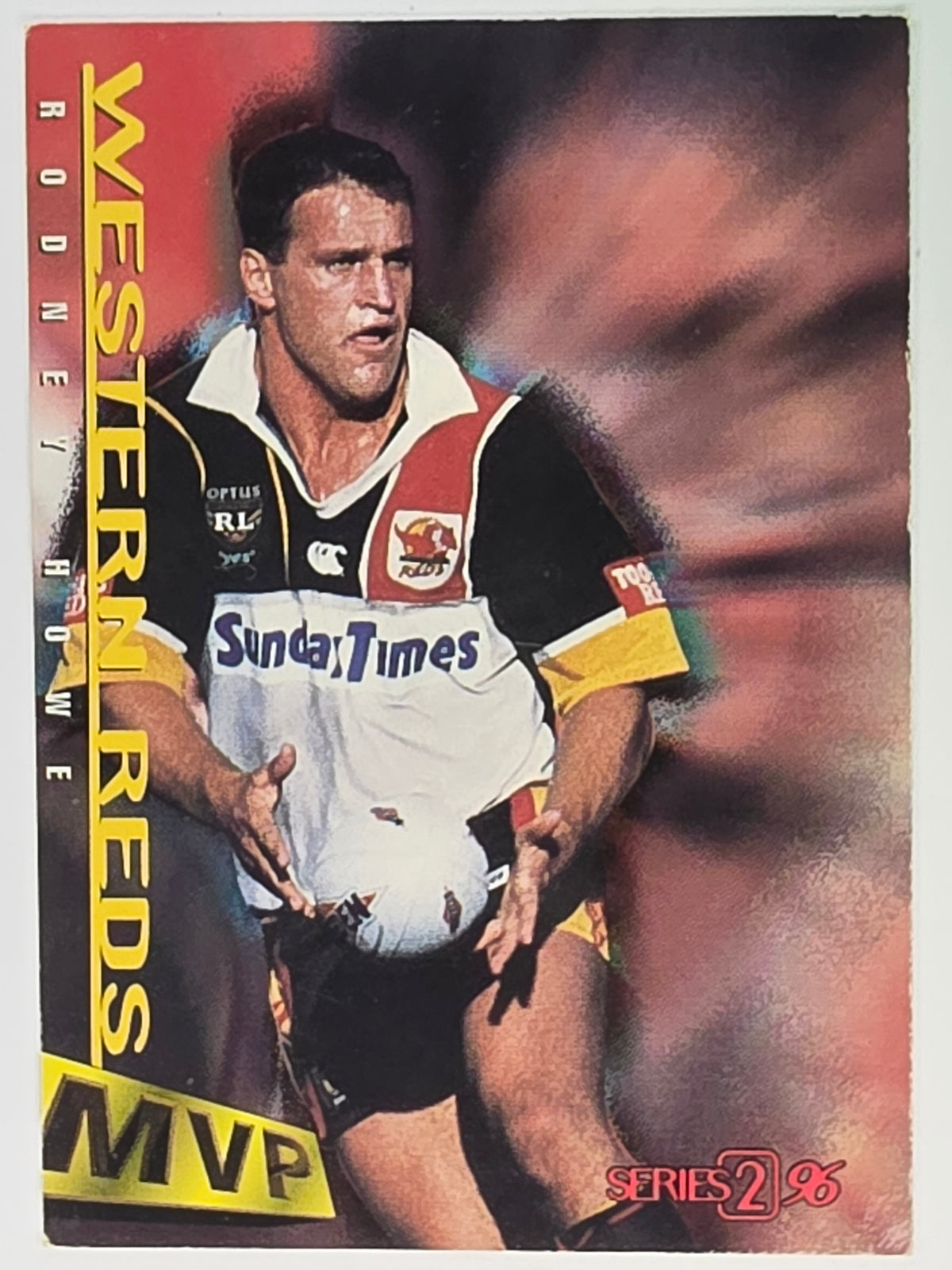 NRL 1996 Dynamic Series 2 Base Card #171 Rodney Howe Western Reds