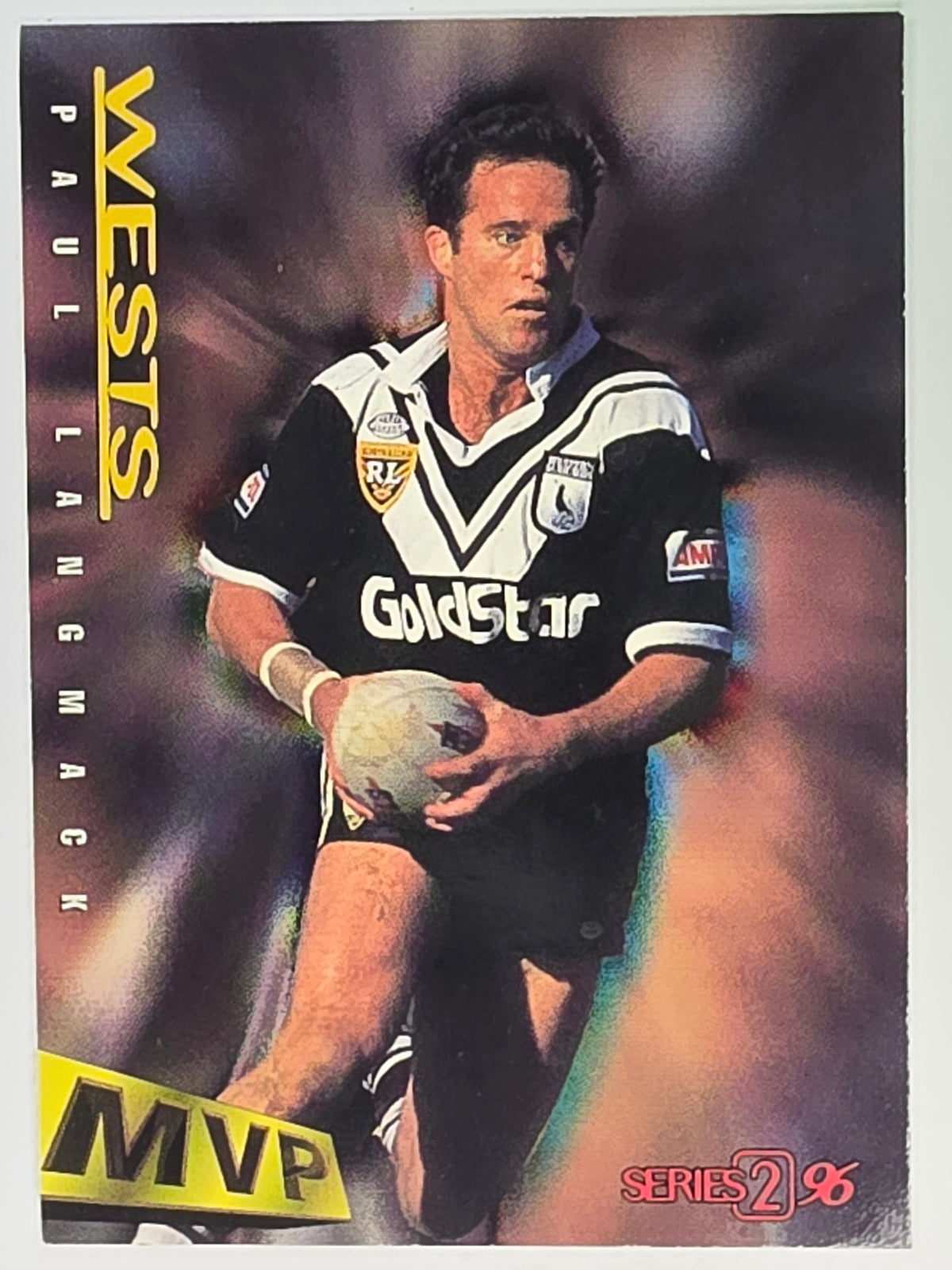 NRL 1996 Dynamic Series 2 Base Card #180 Paul Langmack Western Suburbs Magpies