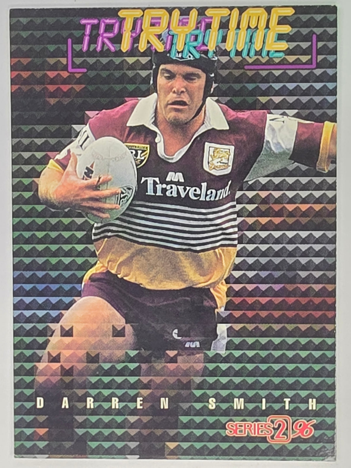 NRL 1996 Dynamic Series 2 Base Card #184 Darren Smith Brisbane Broncos