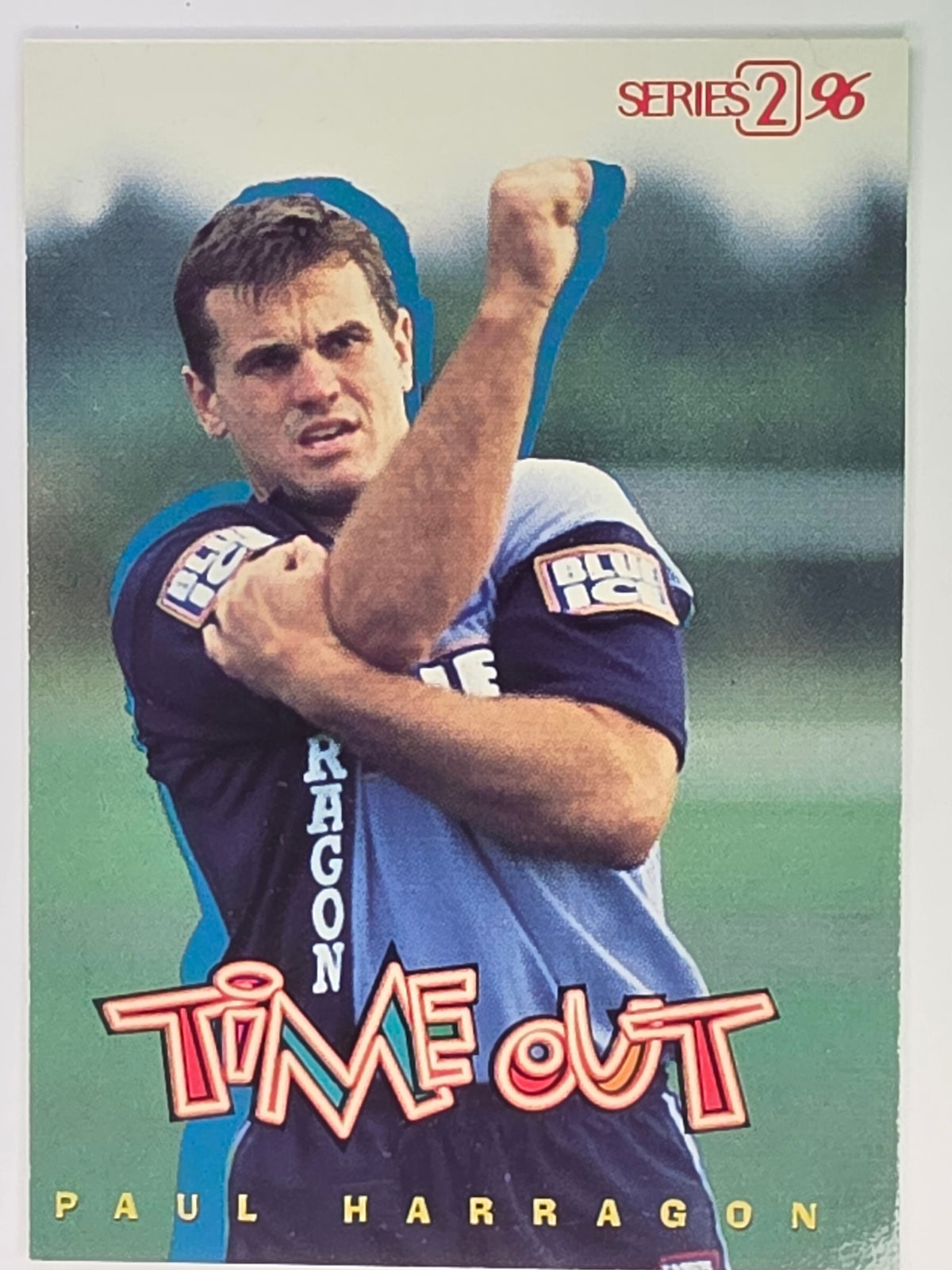 NRL 1996 Dynamic Series 2 Base Card #193 Paul Harragon Newcastle Knights