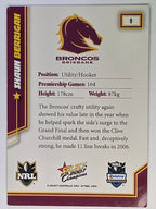 NRL 2007 Champions Base Card #8 Shaun Berrigan Brisbane Broncos