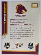 NRL 2007 Champions Base Card #13 Corey Parker Brisbane Broncos