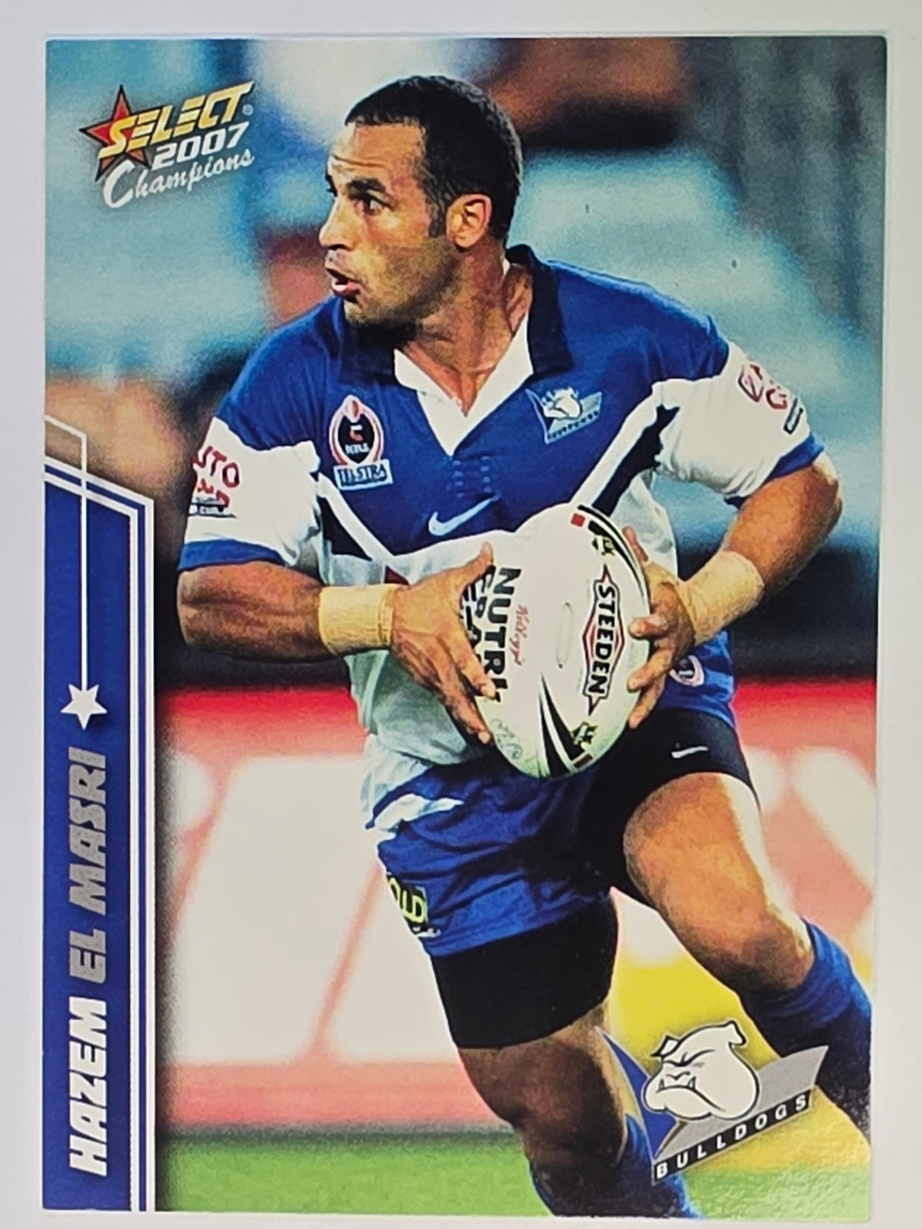NRL 2007 Champions Base Card #17 Hazem El Masri Canterbury Bankstown Bulldogs