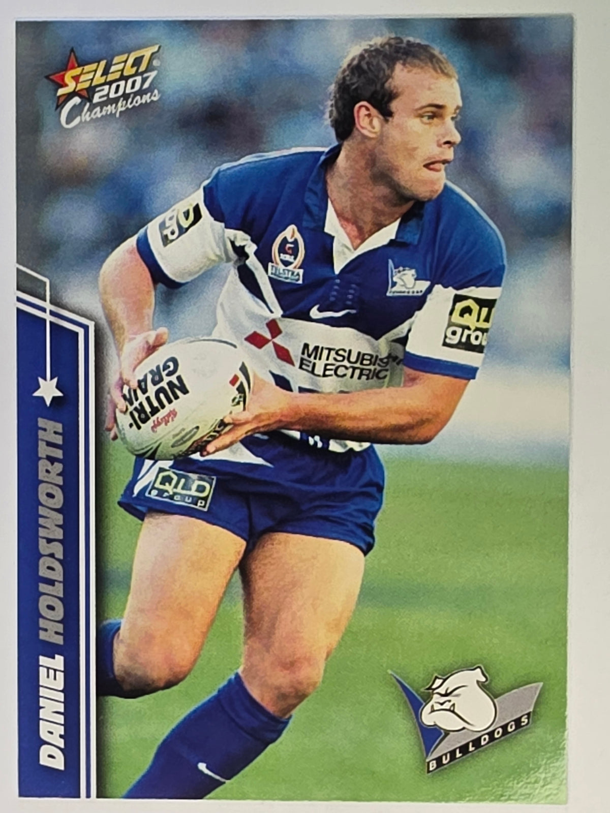 NRL 2007 Champions Base Card #21 Daniel Holdsworth Canterbury Bankstown Bulldogs