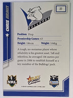 NRL 2007 Champions Base Card #27 Chris Armit Canterbury Bankstown Bulldogs