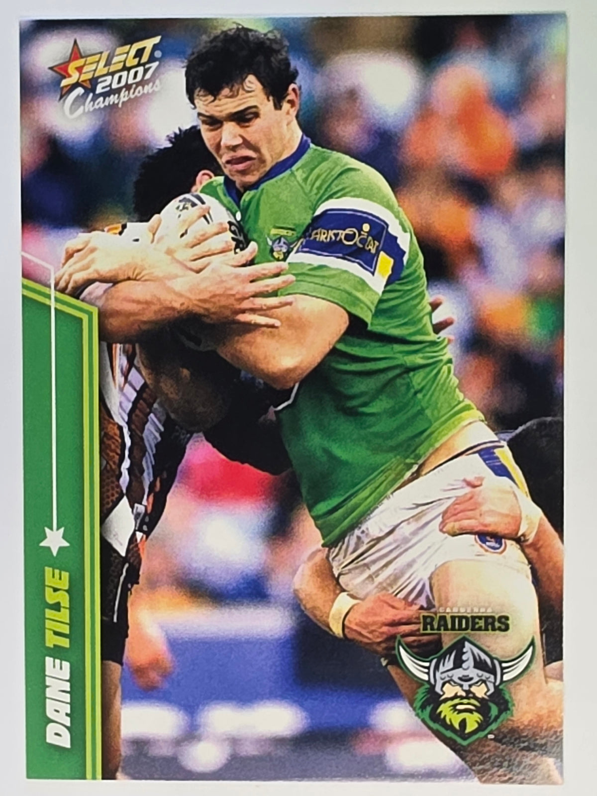 NRL 2007 Champions Base Card #37 Dane Tilse Canberra Raiders