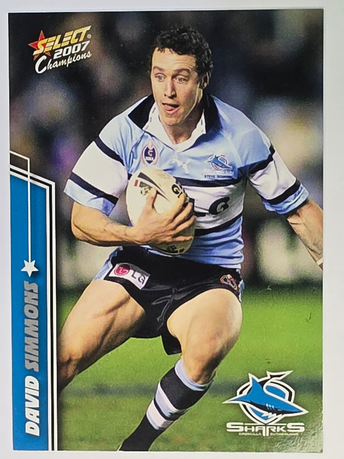 NRL 2007 Champions Base Card #42 David Simmons Cronulla Sutherland Sharks