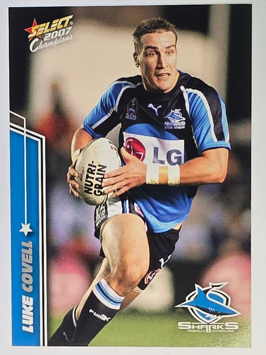 NRL 2007 Champions Base Card #43 Luke Covell Cronulla Sutherland Sharks