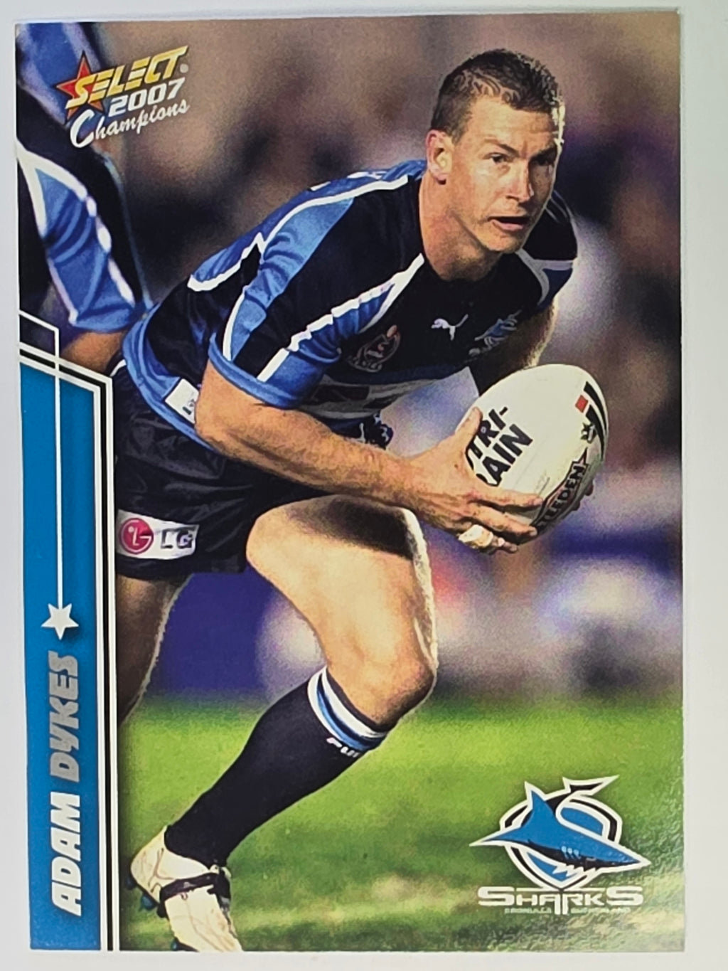 NRL 2007 Champions Base Card #44 Adam Dykes Cronulla Sutherland Sharks
