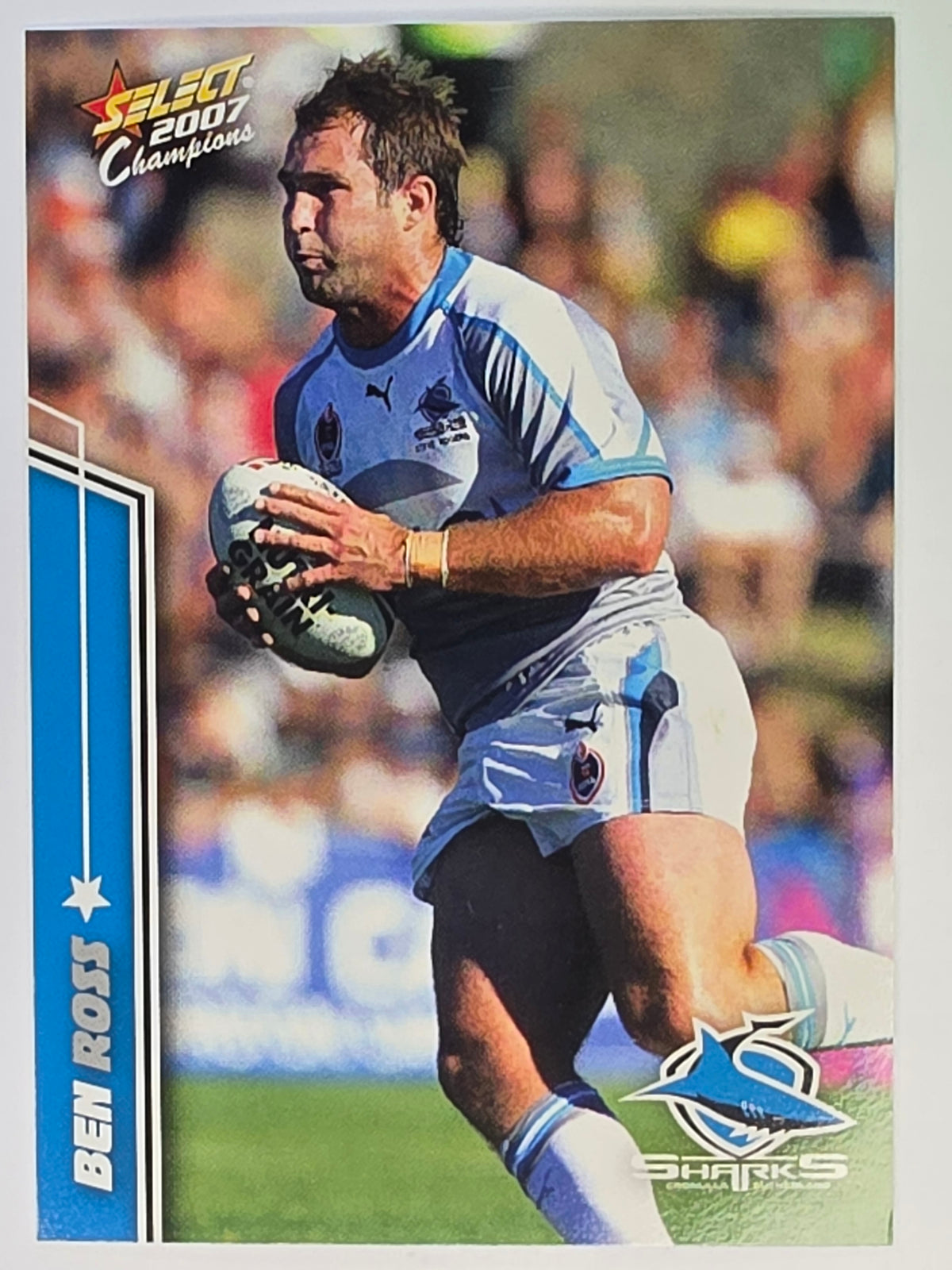 NRL 2007 Champions Base Card #49 Ben Ross Cronulla Sutherland Sharks