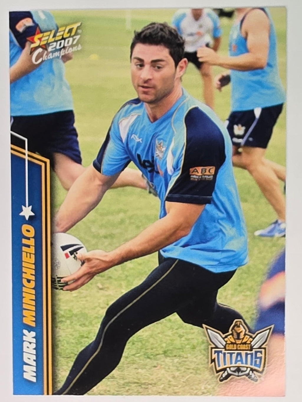 NRL 2007 Champions Base Card #63 Mark Minichiello Gold Coast Titans