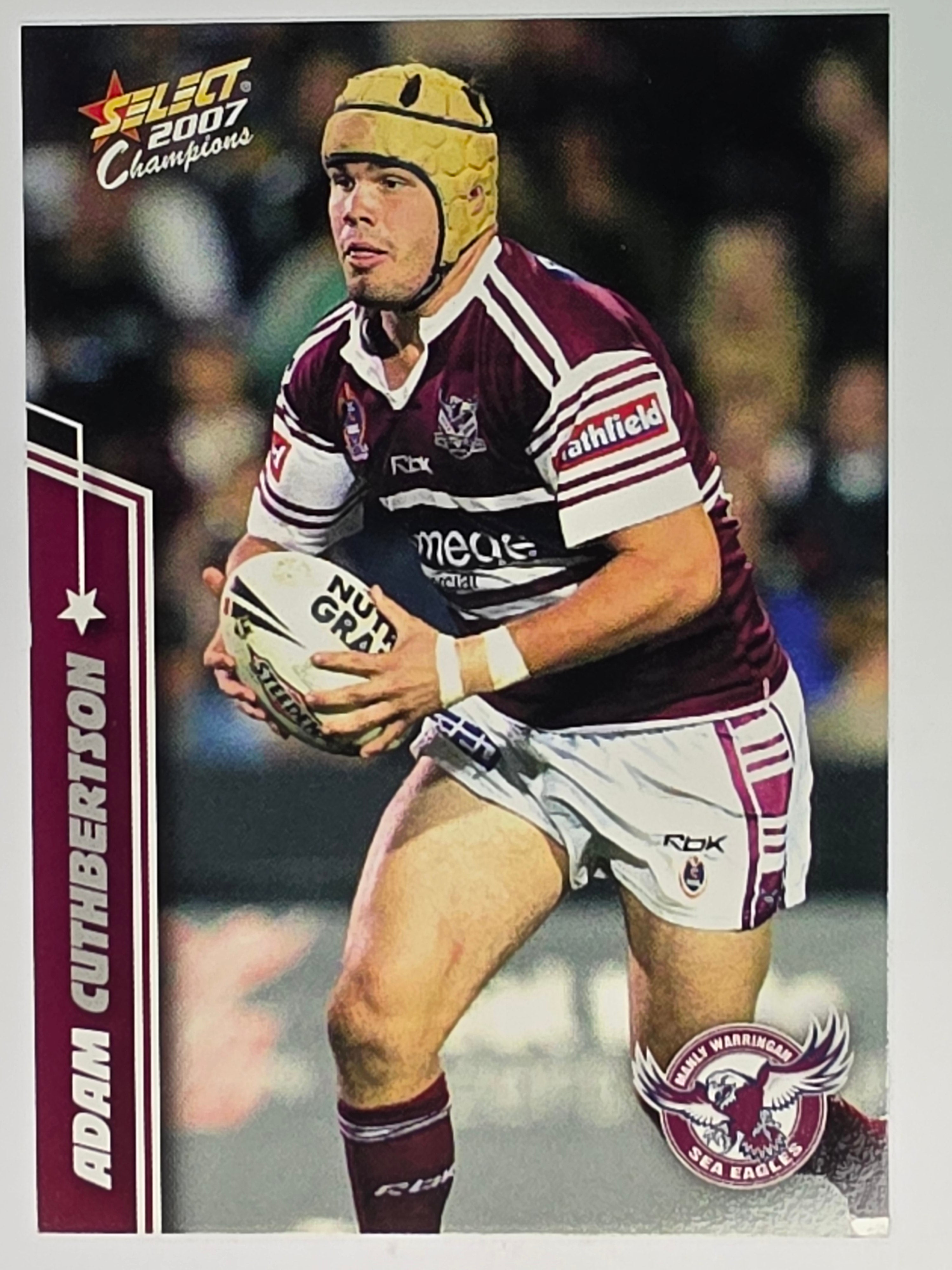 NRL 2007 Champions Base Card #66 Adam Cuthbertson Manly Warringah Sea Eagles