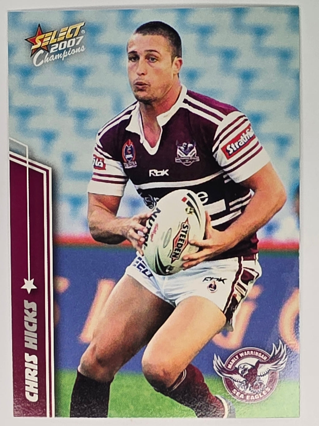 NRL 2007 Champions Base Card #68 Chris Hicks Manly Warringah Sea Eagles