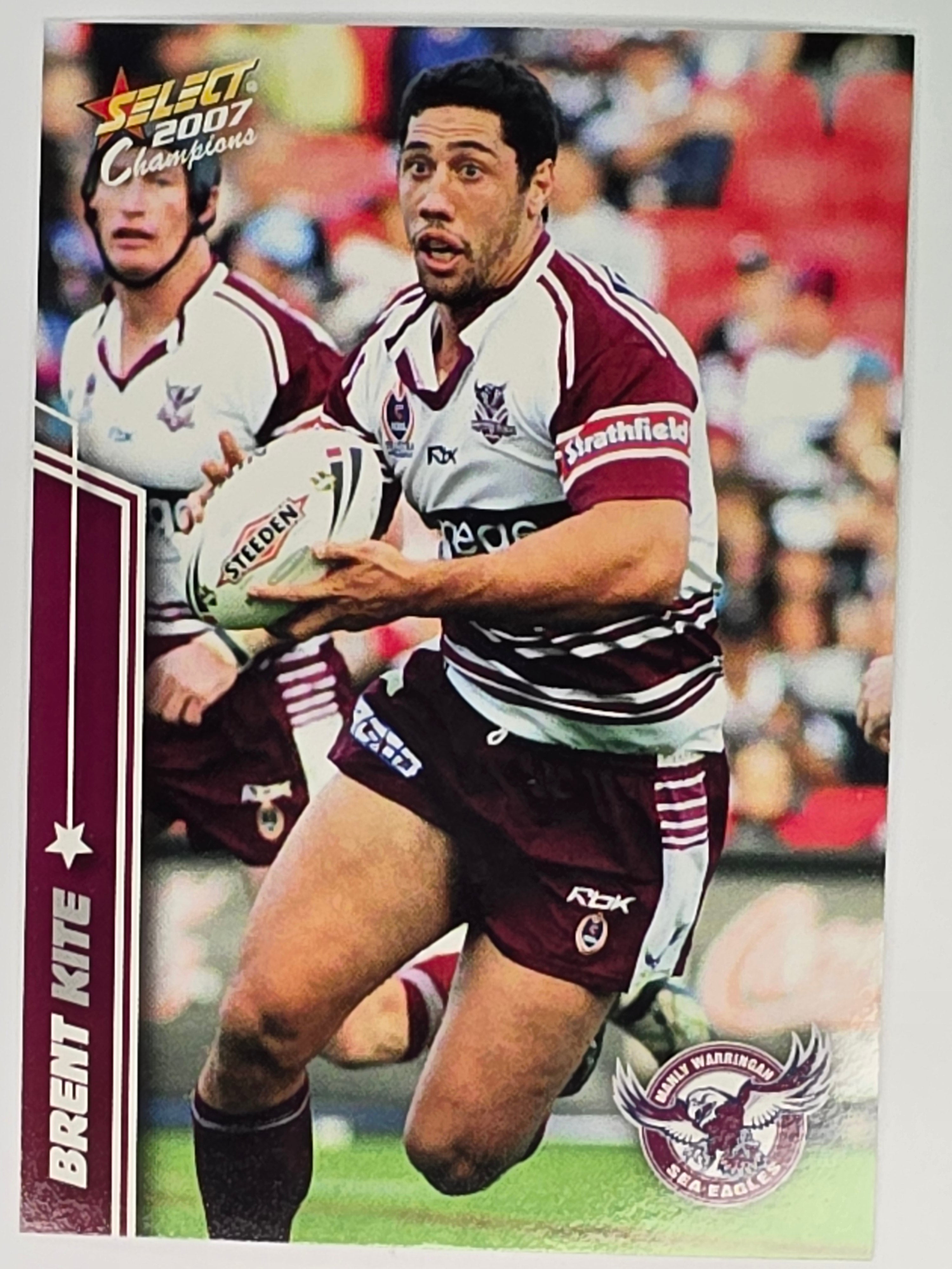 NRL 2007 Champions Base Card #72 Brent Kite Manly Warringah Sea Eagles