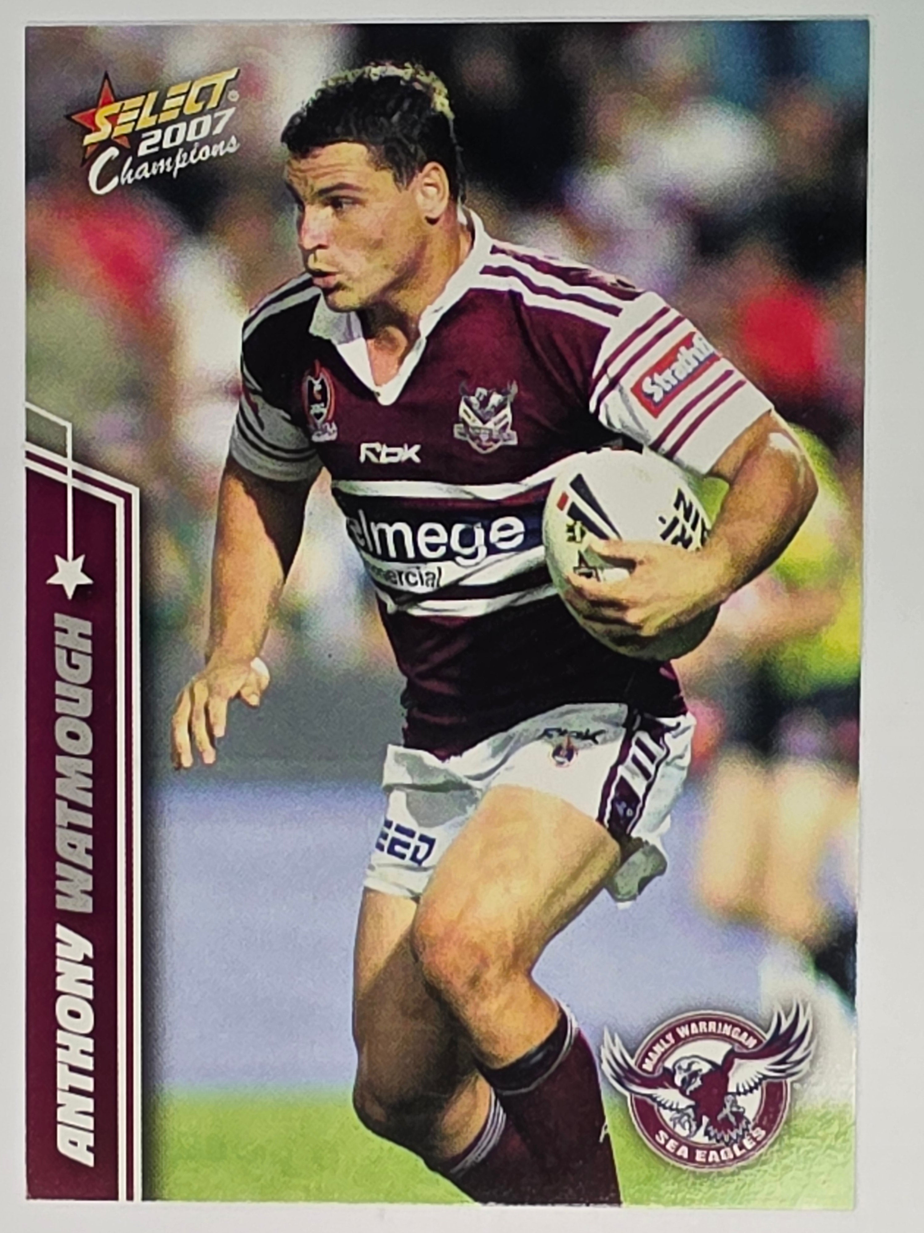 NRL 2007 Champions Base Card #74 Anthony Watmough Manly Warringah Sea Eagles