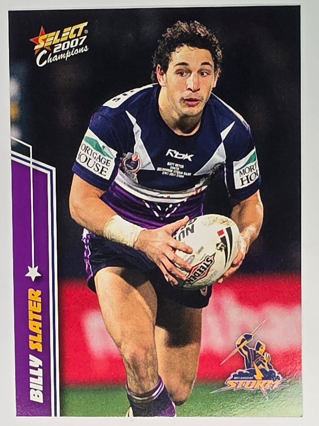 NRL 2007 Champions Base Card #76 Billy Slater Melbourne Storm