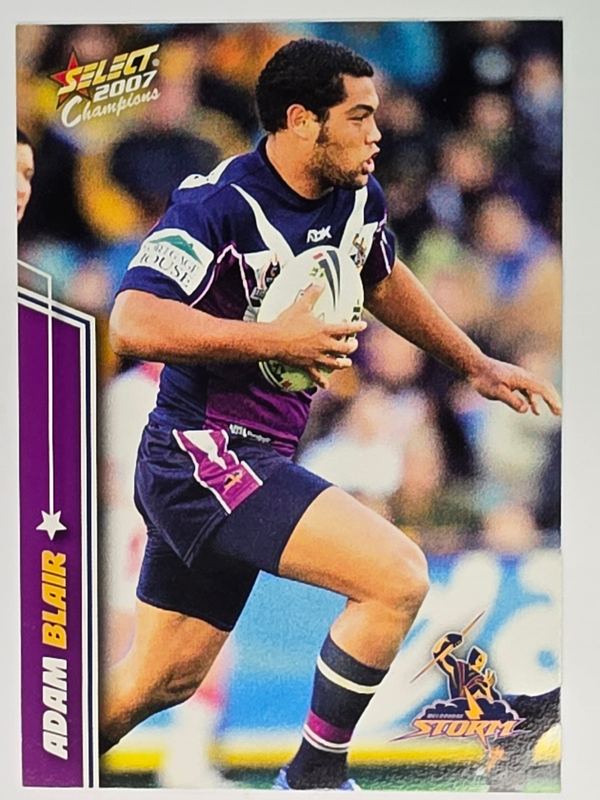 NRL 2007 Champions Base Card #80 Adam Blair Melbourne Storm
