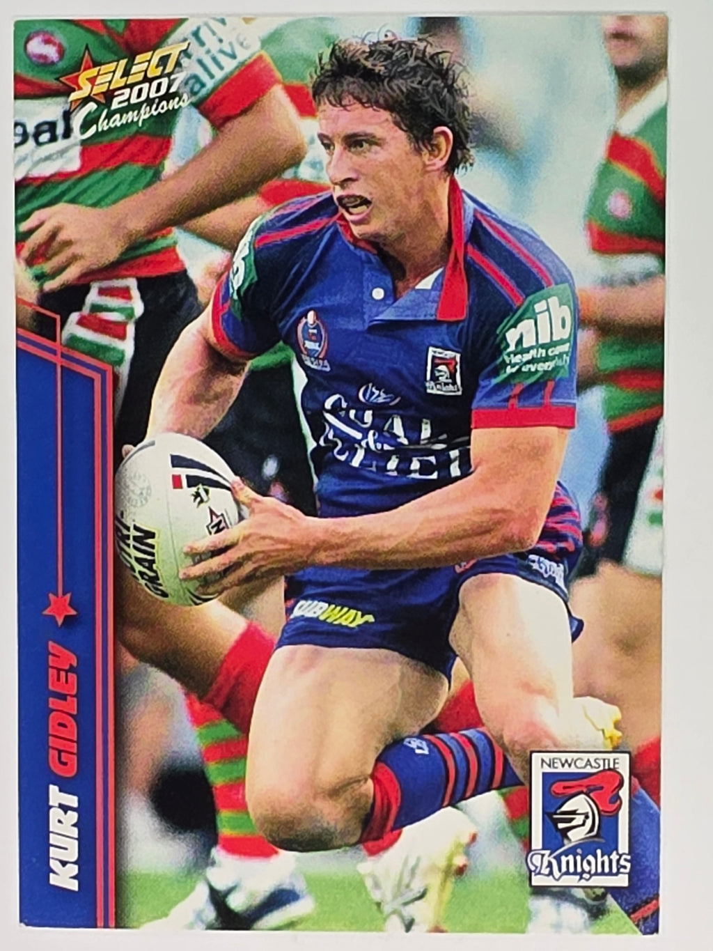 NRL 2007 Champions Base Card #90 Kurt Gidley Newcastle Knights