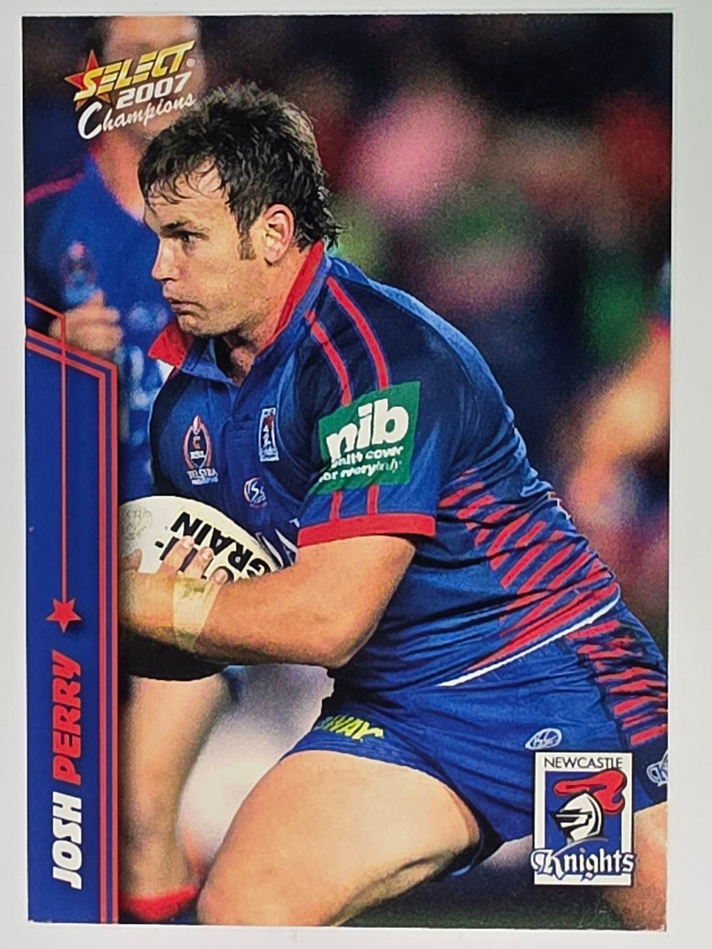 NRL 2007 Champions Base Card #94 Josh Perry Newcastle Knights