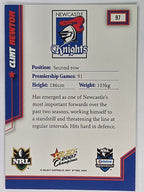 NRL 2007 Champions Base Card #97 Clint Newton Newcastle Knights