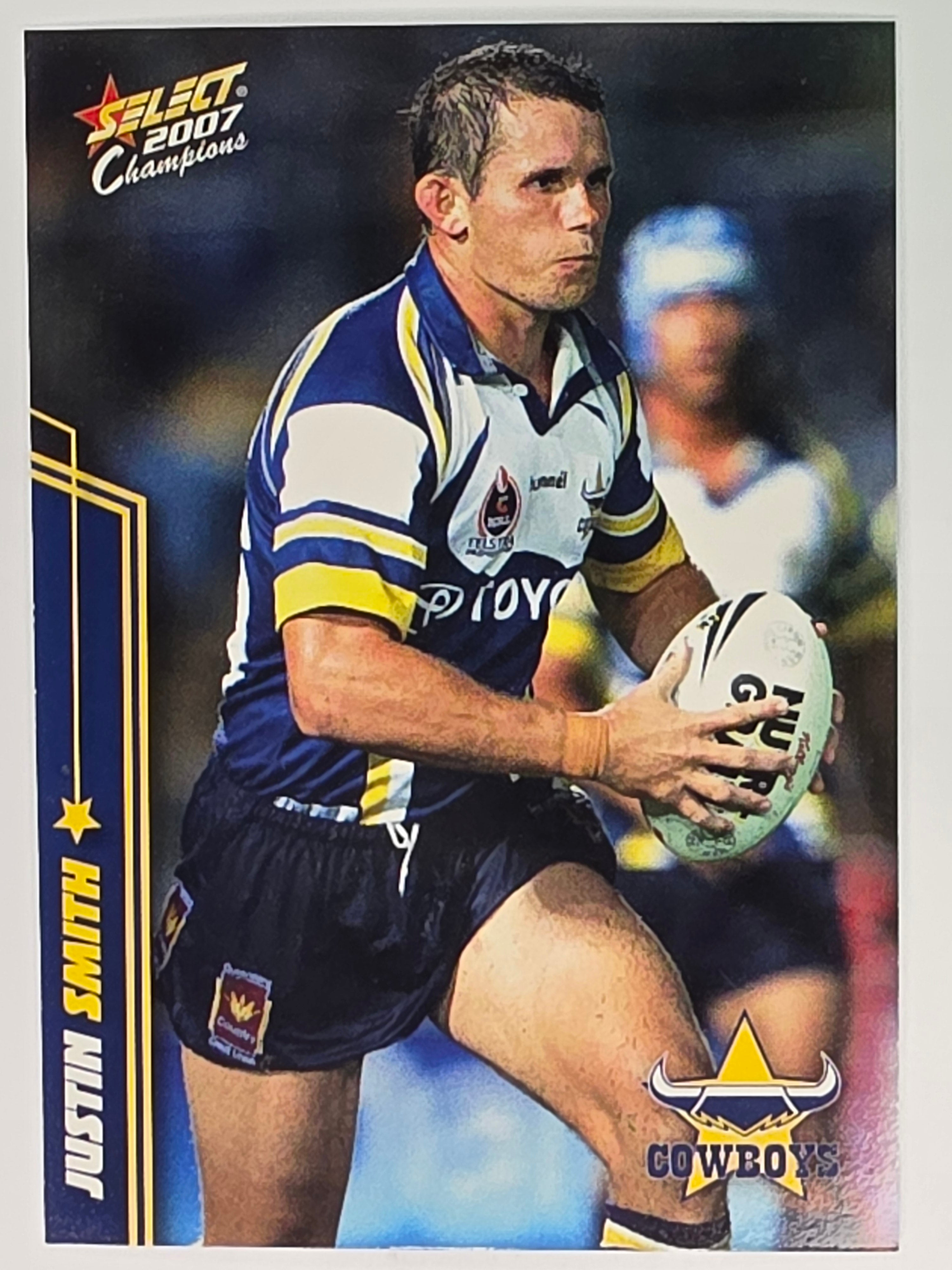 NRL 2007 Champions Base Card #101 Justin Smith North Queensland Cowboys