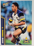 NRL 2007 Champions Base Card #106 David Faiumu North Queensland Cowboys