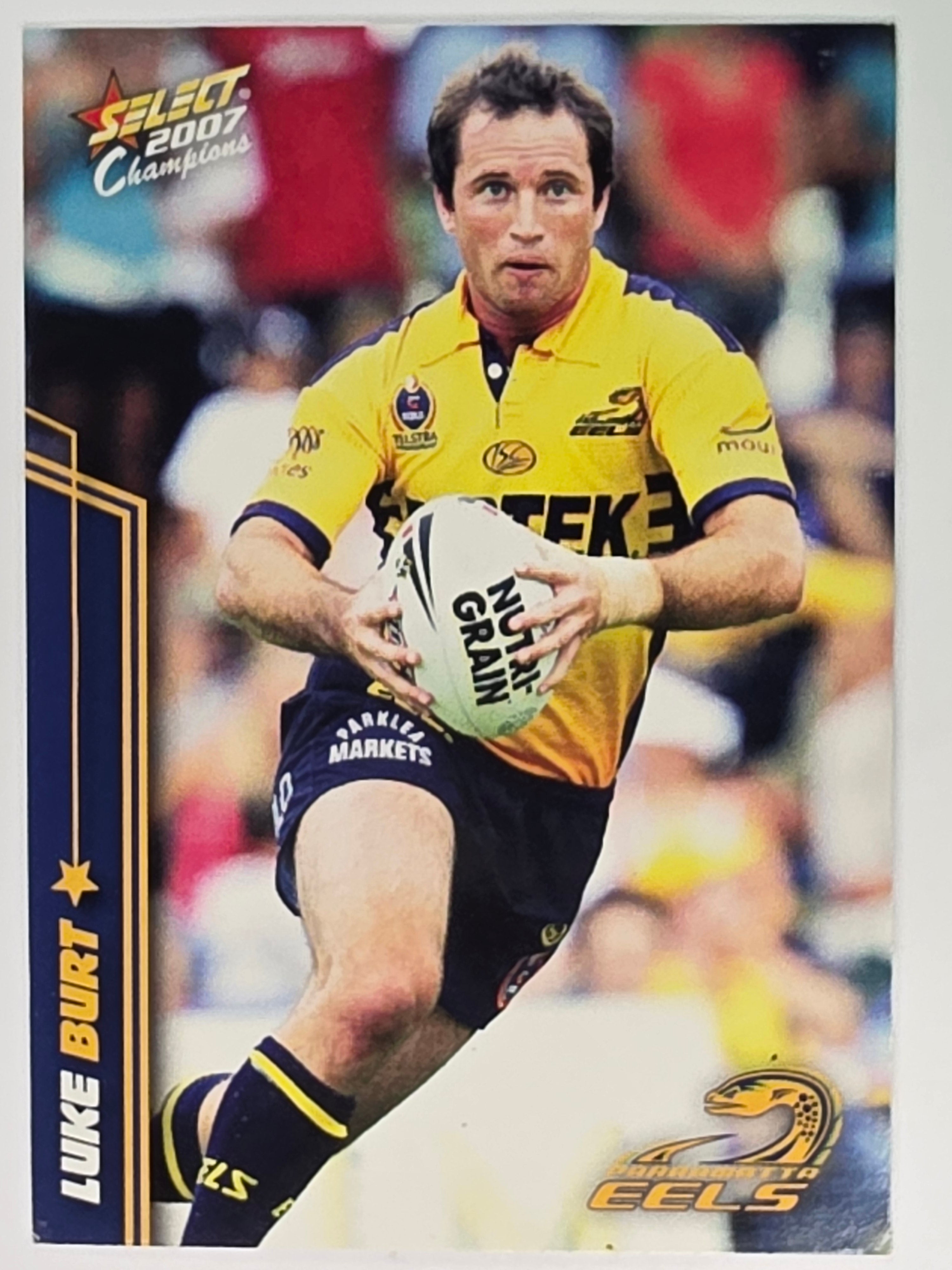 NRL 2007 Champions Base Card #113 Luke Burt Parramatta Eels